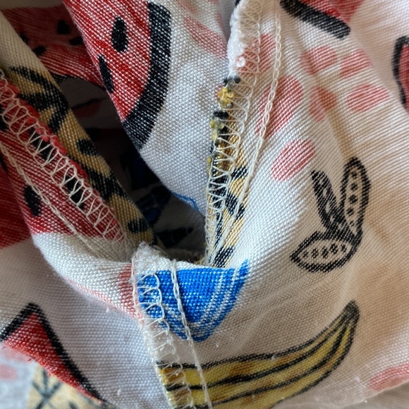 Small The Moon Tropical Cropped Button Up - Picture 7 of 8